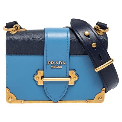 prada cahier two tone bag